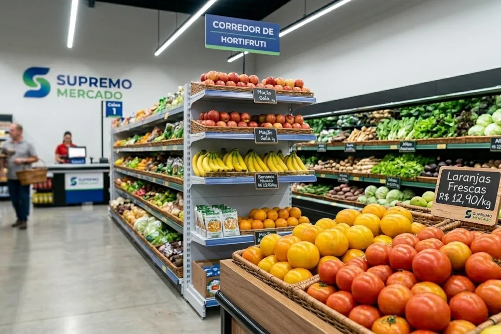 Programa supermercado organizando processos e reduzindo retrabalho no dia a dia